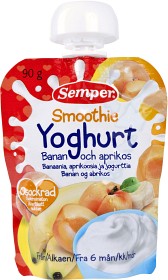 Bild på Semper Smoothie Yoghurt Banan och Aprikos 6M 90 g