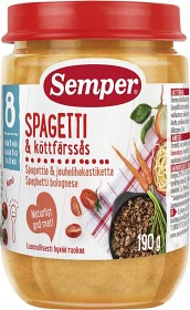 Bild på Semper Spagetti & Köttfärssås 8M 190 g