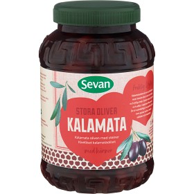 Bild på Sevan Stora Kalamata Oliver med Kärnor 1,6kg