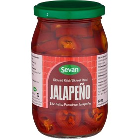 Bild på Sevan Skivad Röd Jalapeño 320g