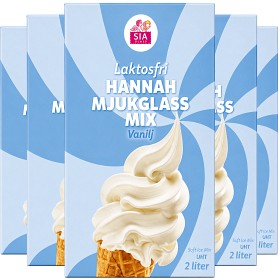 Bild på SIA Glass Mjukglassmix Laktosfri HannaH 6x2L