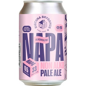 Bild på Sigtuna Brygghus Pale Ale NAPA Alkoholfri Öl 0.5% Burk 33cl