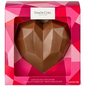 Bild på Simón Coll Chokladhjärta 3D i Presentask 110g