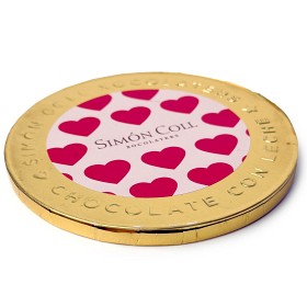 Bild på Simón Coll Chokladmedalj Ljus Choklad 60g
