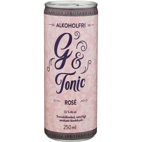 Bild på Skånska Spritfabriken Alkoholfri Gin & Tonic Rosé Burk 25cl