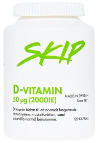 Bild på Skip D-vitamin 50 mcg 120 kapslar