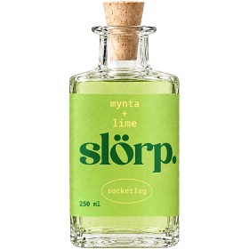Bild på Slörp Sockerlag med Mynta & Lime 250ml