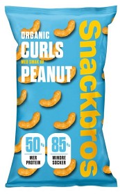 Bild på Snackbros Organic Curls Peanut 90 g