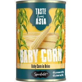 Bild på Spicefield Baby Corn In Brine 200g