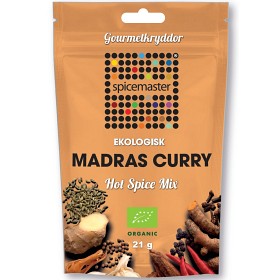 Bild på Spicemaster Curry Madras Ståpåse 21 g