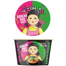Bild på Squid Game Korean BBQ Flavoured Noodles 105g