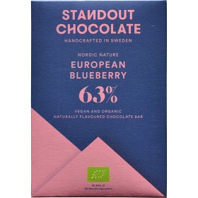 Bild på Standout Chocolate Blåbär 50g