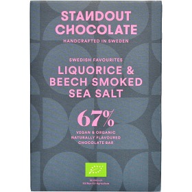 Bild på Standout Chocolate Lakrits & Bokrökt Havssalt 50g