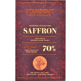 Bild på Standout Chocolate Saffran Mörk Choklad 70% 50g