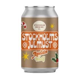 Bild på Stockholm Brewing Co. Julmust Apelsin & Vanilj 330ml inkl pant