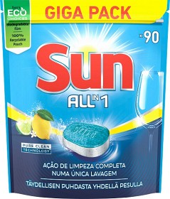 Bild på Sun All-in-1 Maskindisktabletter Lemon 90 st