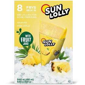 Bild på Sun Lolly Glass Pineapple 8-pack