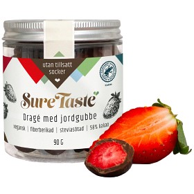 Bild på Sure Taste Chokladdragé Jordgubbe 90 g