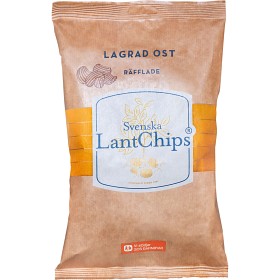 Bild på Svenska LantChips Lagrad Ost Räfflade Chips 200g