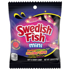 Bild på Swedish Fish Mini Glow Ups 87g