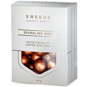 Bild på SWEEDS White Chocolate Coated Sparkling Wine Winegums Box 175g