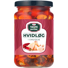 Bild på Taste of Nature Vitlök i Olja med Chili 181g