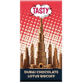 Bild på Tasty Dubai Choklad Lotus Biscoff 220g