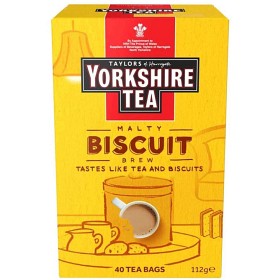 Bild på Taylors of Harrogate Yorkshire Tea Biscuit 112g 40-tepåsar