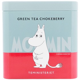 Bild på Teministeriet Moomin Green Tea Chokeberries Tin 100g