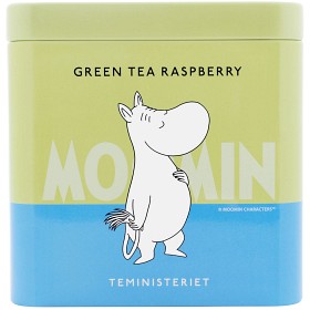 Bild på Teministeriet Moomin Green Tea Raspberry Tin 100g