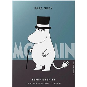 Bild på Teministeriet Moomin Papa Grey Svart Te Bergamott 20-pack