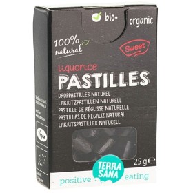 Bild på TerraSana Lakrits-natural Pastiller 25g