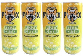 Bild på The Dirtwater Fox Fizzy Icetea Lemon Ginger 4x250ml