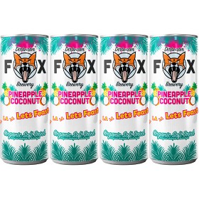 Bild på The Dirtwater Fox Lets Feast Pineapple Coconut 4x25cl