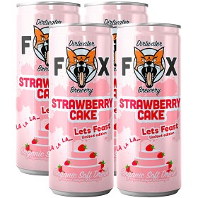Bild på The Dirtwater Fox Strawberry Cake Lets Feast 4x25cl