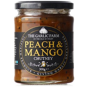 Bild på The Garlic Farm Chutney Peach & Mango 300g
