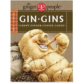 Bild på The Ginger People Ingefärsgodis Kaffe 42 g