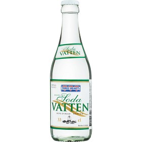Bild på Three Hearts Engelskt Sodavatten Glasflaska 33cl