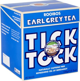 Bild på Tick Tock Rooibos Earl Grey 40 tepåsar