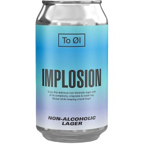 Bild på To Øl Implosion Lager Öl 0,5% 33 cl