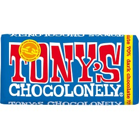 Bild på Tony's Chocolonely Dark Chocolate 70% 180 g