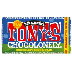 Bild på Tony's Chocolonely Dark Milk Brownie 180 g