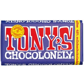 Bild på Tony's Chocolonely Dark Milk Chocolate Pretzel Toffee 180 g