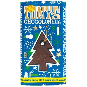 Bild på Tony's Chocolonely Dark Mint Candy Cane 180 g