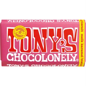 Bild på Tony's Chocolonely Milk Caramel Biscuit 180 g