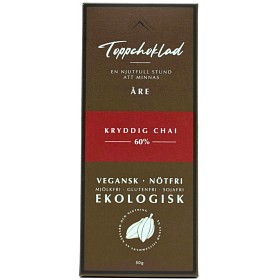 Bild på Toppchoklad Chokladkaka 60% Kryddig Chai 50g