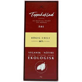 Bild på Toppchoklad Chokladkaka 66% Rökig Chili 50g