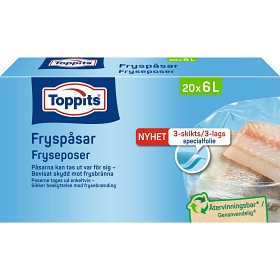 Bild på Toppits Fryspåsar 6L 20st