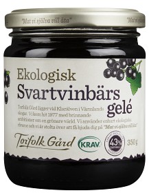 Bild på Torfolk Gård Svart Vinbärsgelé 350g