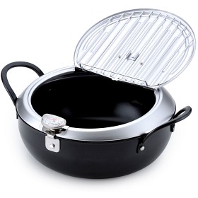 Bild på Tsubane Sanjyo Tempura Pot med Lock 24cm